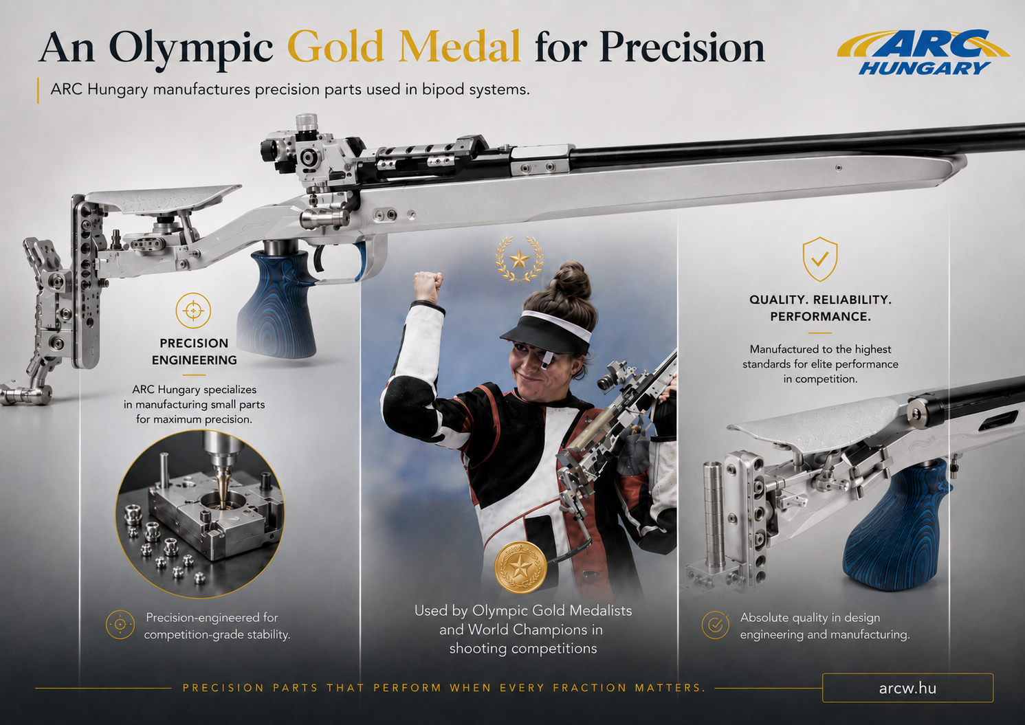 ARC Hungary precision bipod campaign visual